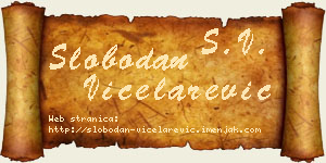 Slobodan Vicelarević vizit kartica
